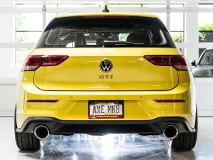Volkswagen GTI Performance Exhaust - AWE Tuning - Cat-Back Track Edition - Chrome Silver - `22-`27